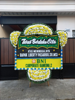 Papan Bunga Duka di Leuwiliang