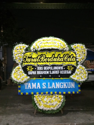 Papan Bunga Duka di Leuwiliang