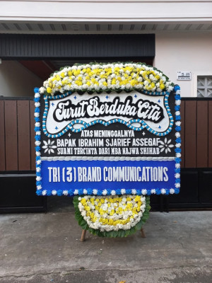 Papan Bunga Duka di Leuwiliang